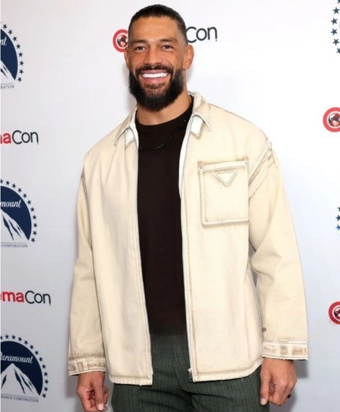 WWE World Opening Street Fighters Event Roman Reigns Jacket - Image 4