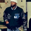 Roots X Motown Records 60th Anniversary LeBron James Navy Varsity Jacket