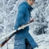 Roronoa Zoro One Piece TV Series S02 Mackenyu Blue Puffer Hooded Coat