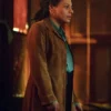 Rosalind Eleazar TV Series 2025 Missing You Season 01 DI Kat Donovan Brown Suede Leather Coat For Unisex