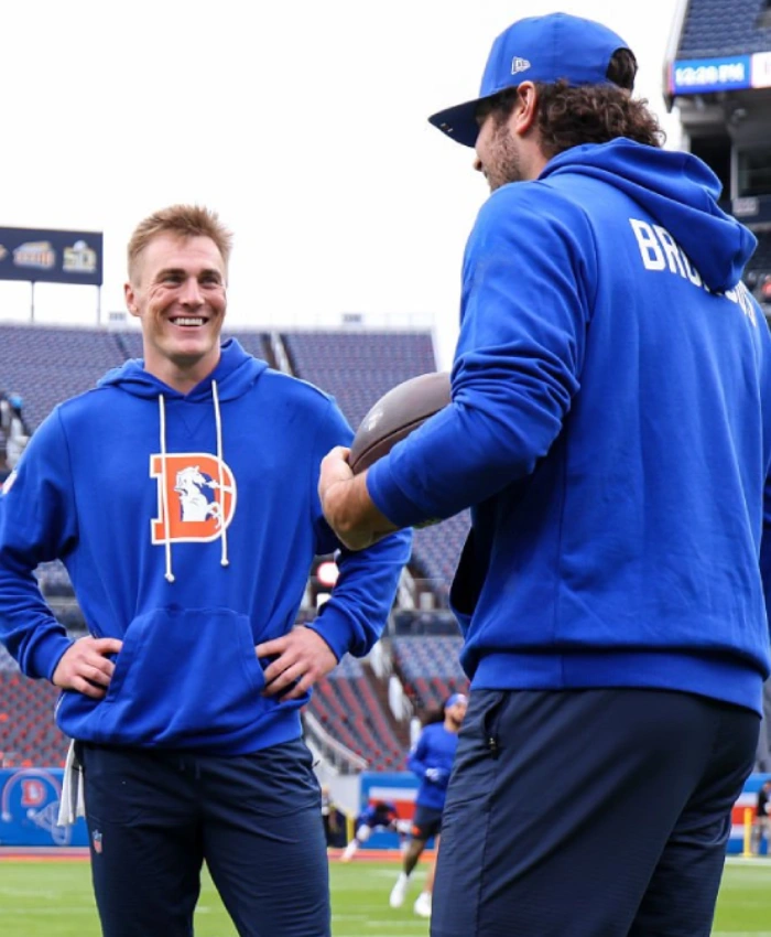 Royal Denver Broncos Sideline Standard Issue Alt 2 Dri FIT Hoodie