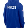 Royal Denver Broncos Sideline Standard Issue Alt 2 Dri FIT Pullover Hoodie