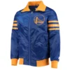 Royal Golden State Warriors The Captain II Satin Jacket
