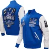 Royal Hampton Pirates Homecoming Blue Varsity Jacket