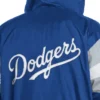 Royal Gray LA Dodgers Legacy Lightweight Hooded Jacket