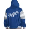 Royal Gray LA Dodgers Legacy Lightweight Hooded Jcket