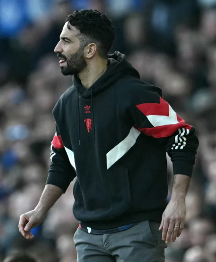 Ruben Amorim 2025 Manchester United Black Hoodie