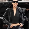 Ruby The Beauty Bella Hadid Black Leather Jacket