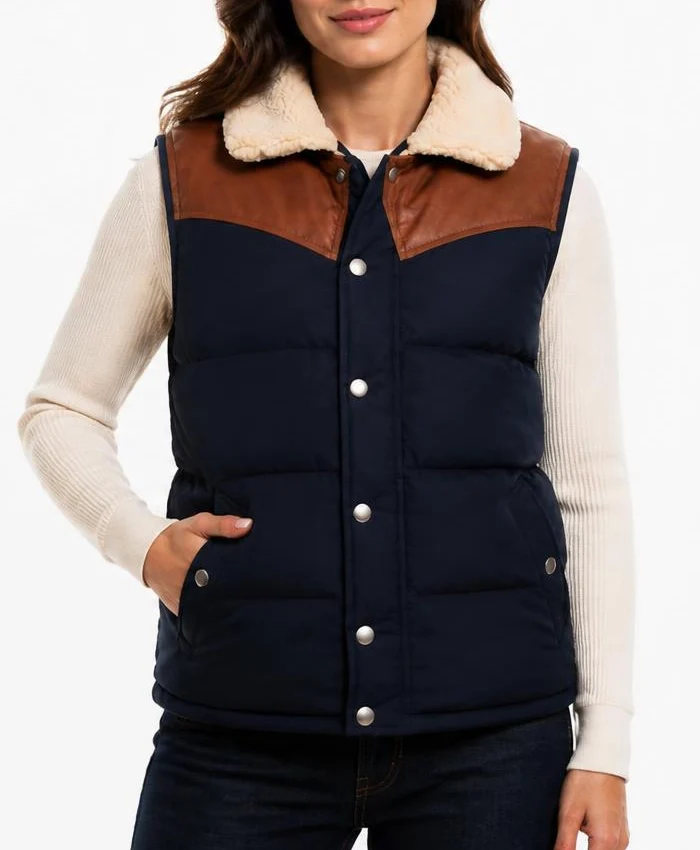 Rupert Grint's Nightborn 2026 Outdoor Shearling Vest Womens