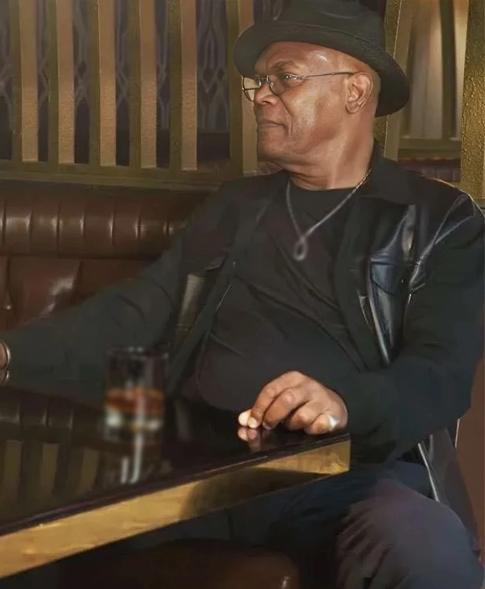 Russell Lee TV Series Tulsa King 2025 Samuel L. Jackson Black Jacket