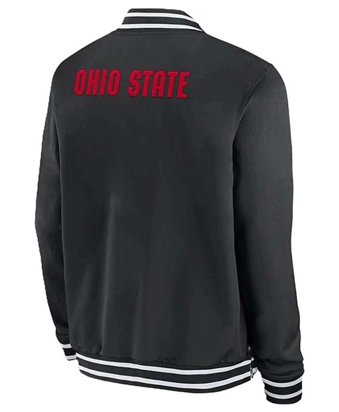 Ryan Day Ohio State Buckeyes Black Bomber Jacket - Image 2