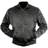 Ryan Gosling Drive Black Bomber Jacket