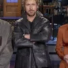 Ryan Gosling SNL Black Leather Jacket