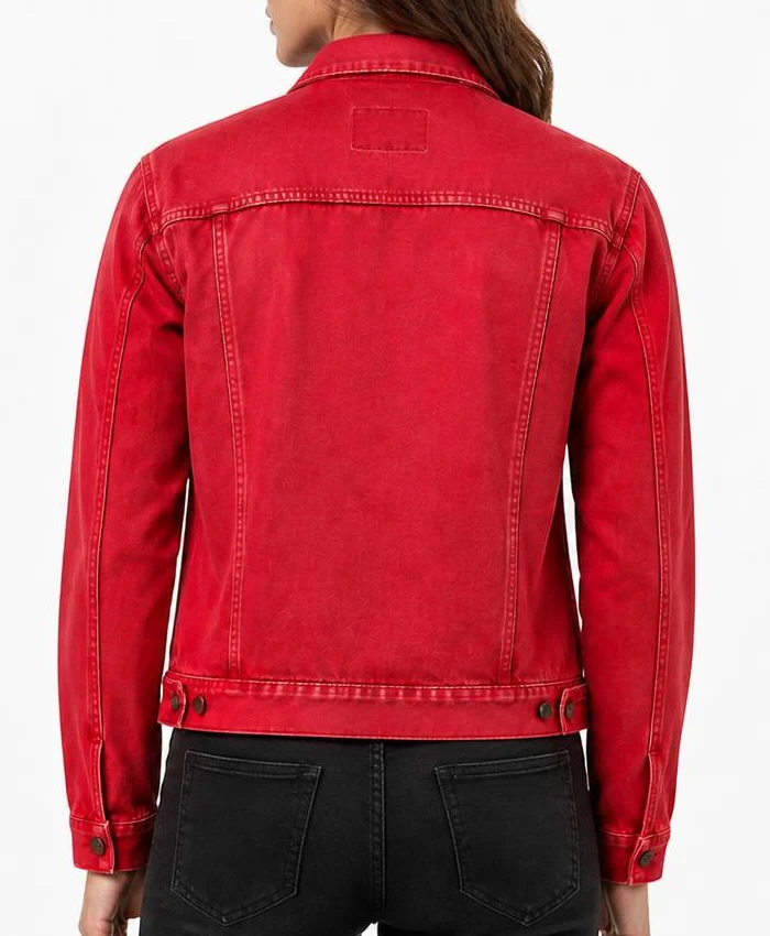 Ryan Gosling San Diego Comic-Con Red Denim Jacket Women