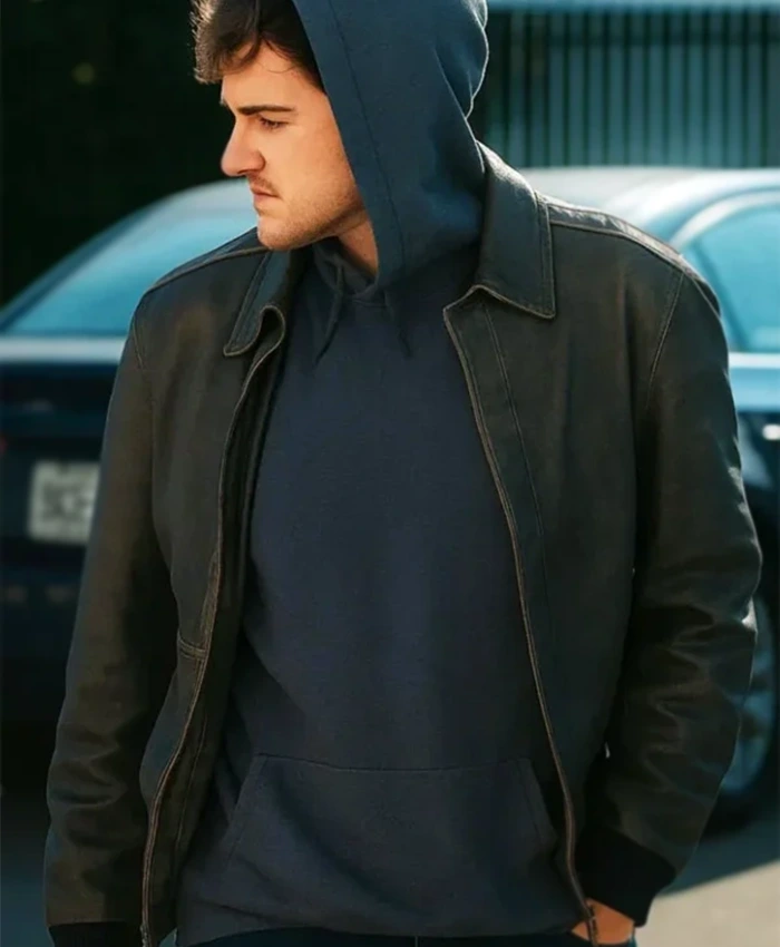 Ryan Jaske Movie Halloween Aftermath 2025 Cole Brown Leather Jacket
