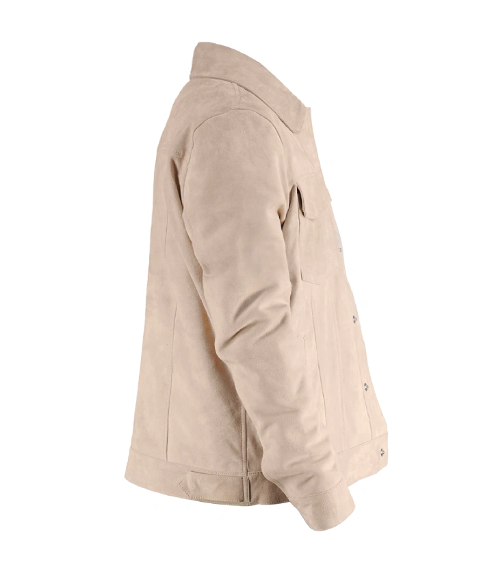 Ryan Seacrest American Idol 2026 Beige Suede Jacket