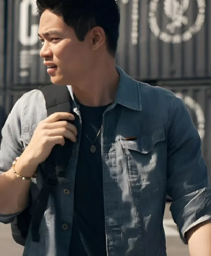 S.W.A.T. S08 David Lim Denim Blue Jacket