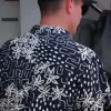 S12 Kyle Stillie Below Deck Floral Black Shirt