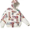 SS26 Supreme Guns Leather Hooded Jacket In White