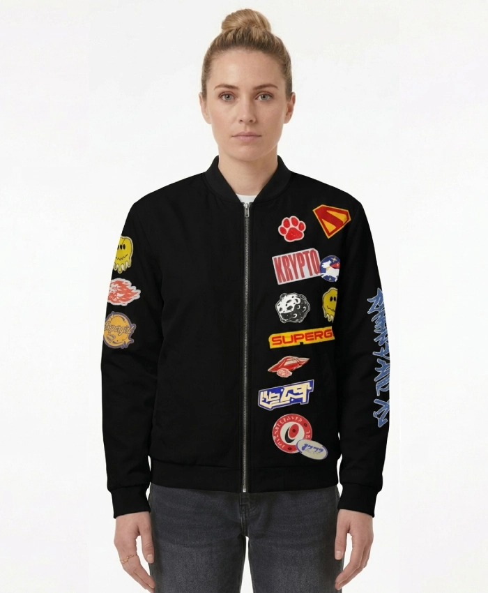 SUPERGIRL 2026 Movie Black Bomber Jacket For Men And Women