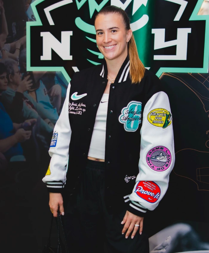 Sabrina 4 EXCLUSIVE Leather Varsity Jacket