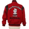 Sailors Michael Jackson Red Varsity Jacket