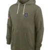 Salute To Service Sideline Dallas Cowboys 2025 Olive Unisex Hoodie