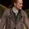 Sam Heughan Outlander Jamie Fraser Double Breasted Long Wool Coat