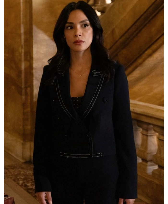 Samantha Maroun Law And Order S25 Odelya Halevi Double Breasted Blazer