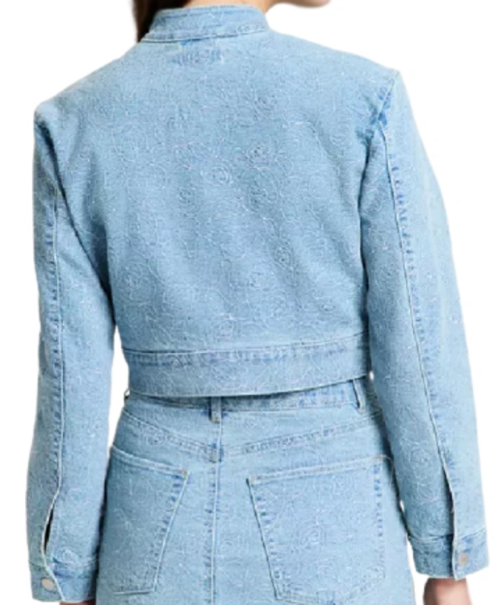 Samantha Richardson Beyond The Gates 2025 Denim Cropped Jacket Shop Now