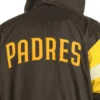 San Diego Padres Legacy Lightweight Brown And Gold Hooded Jacket