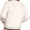 San Diego Padres The Captain Logo White Varsity Jacket