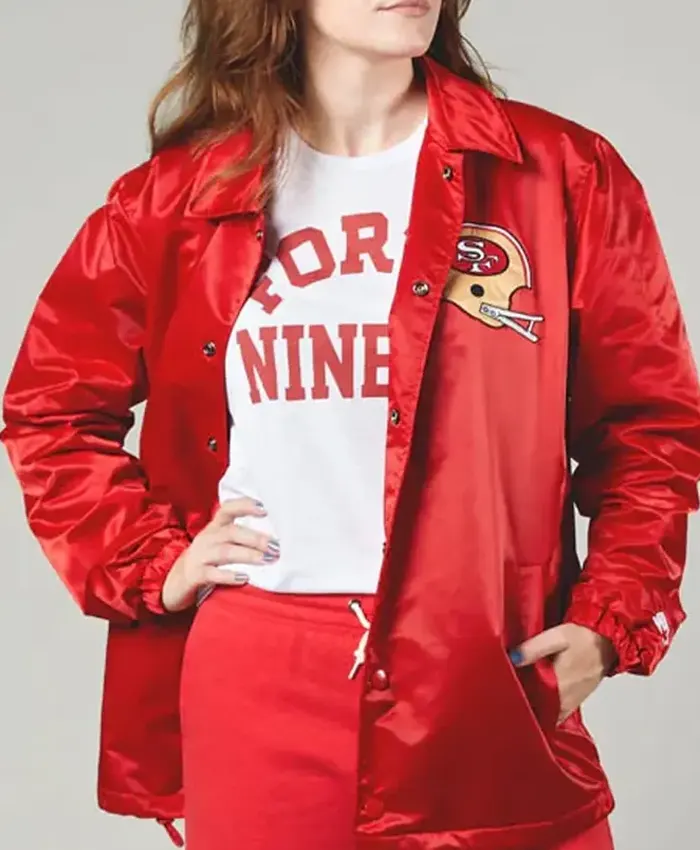 San Francisco 49ers Coach Satin Jacket