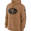San Francisco 49ers Salute To Service Brown Hoodie