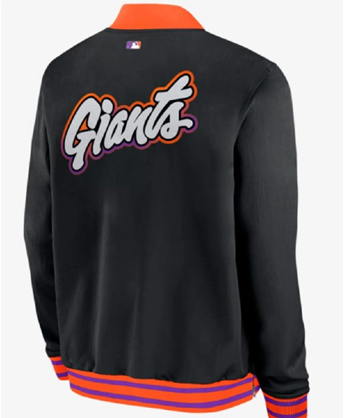 San Francisco Giants Black Bomber Jacket