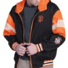 San Francisco Giants Legacy Lightweight Black And Orange Hooded Jacket