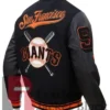 San Francisco Giants Varsity Mash Up Black Jacket