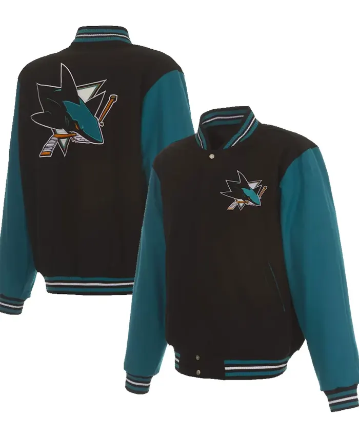 San Jose Sharks Black And Green Jacket
