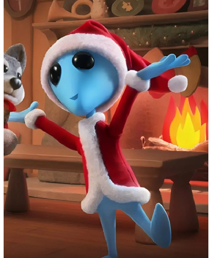 Santa Claus Alien Xmas Red Christmas Jacket
