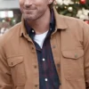 Santa Tell Me Christopher Russell Brown Cotton Jacket