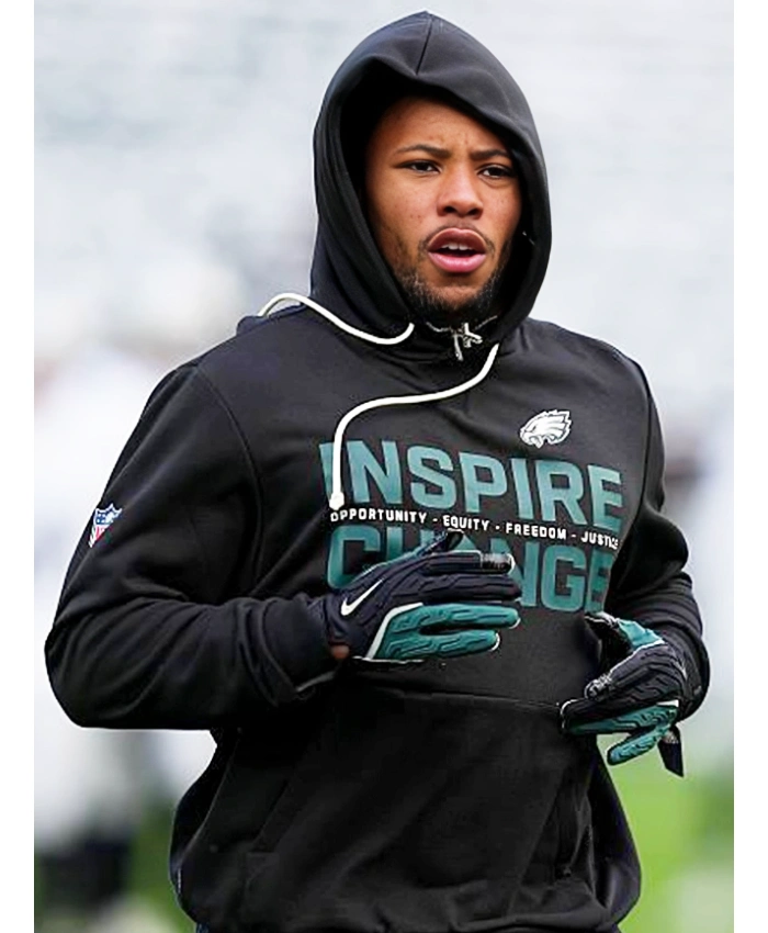 Saquon Barkley Philadelphia Eagles 2025 Inspire Change Opportunity Equity Freedom Justice Hoodie