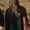 Sara Giraudeau French Lover Black Denim Jacket