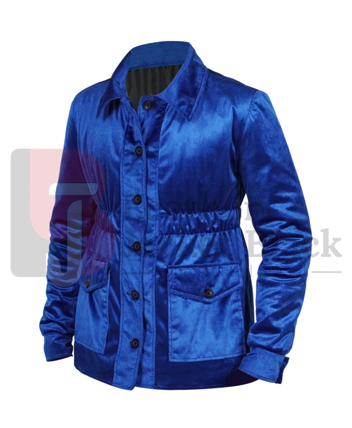 Down Cemetery Road S1 Sarah Tucker Blue Jacket - Image 6