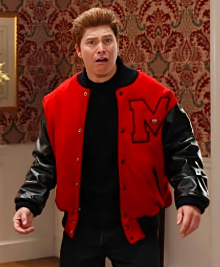 Saturday Night Live S51 Colin Jost Red Letterman Jacket