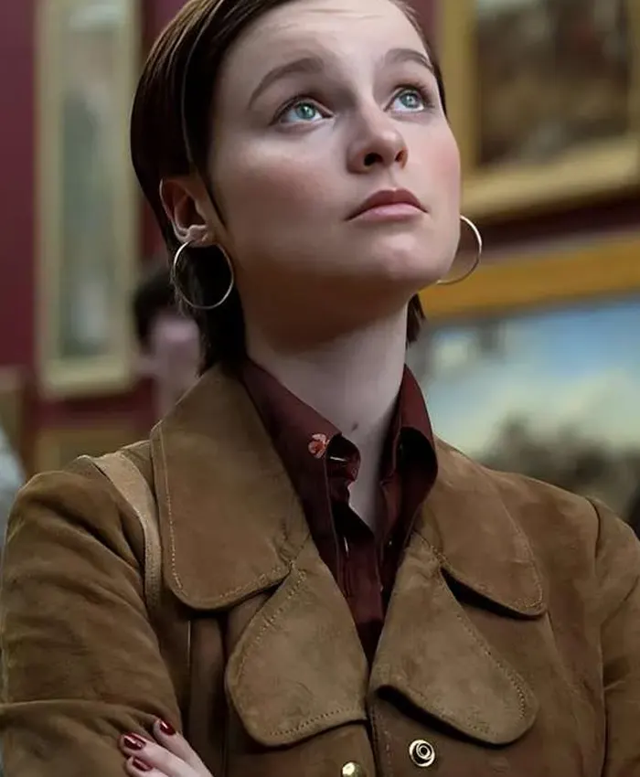 Say Nothing Dolour Price Brown Leather Jacket