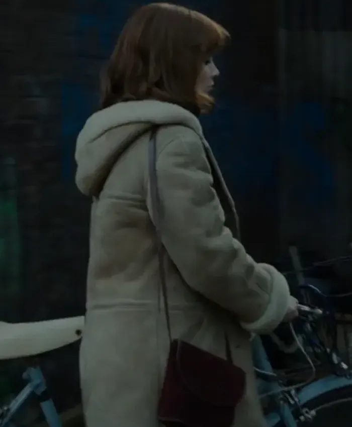 Say Nothing Dolour Price Shearling Hooded Jacket