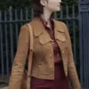 Say Nothing Dolours Price Brown Leather Jacket