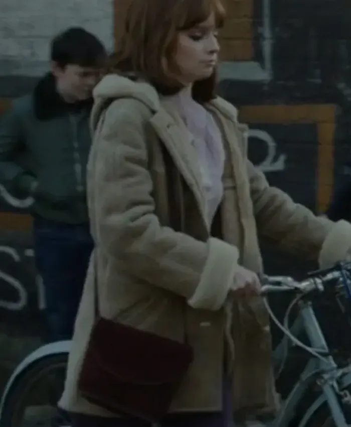 Say Nothing Dolours Price Shearling Hooded Jacket