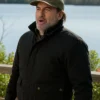 Scott Patterson TV Series Sullivans Crossing 2025 Harry Sullivan Black Cotton Jacket