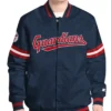 Scout Cleveland Guardians Satin Varsity Jacket